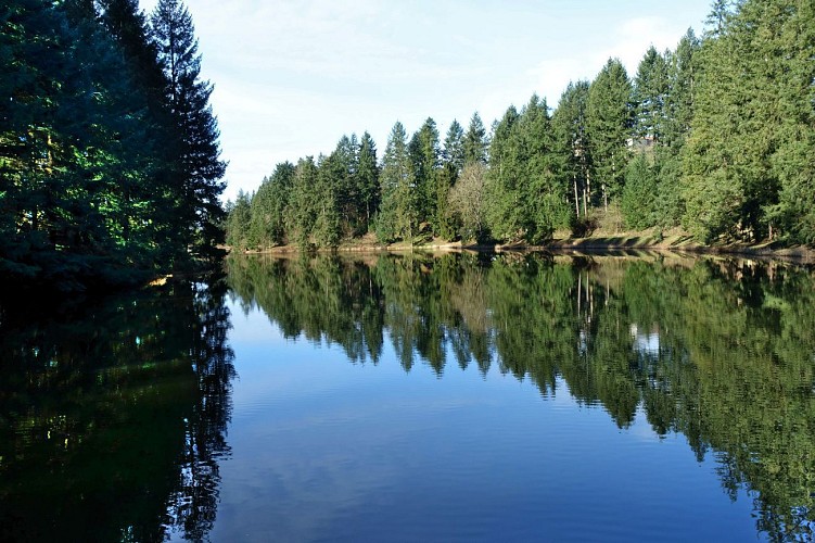 Pomeys - Panoramas et tour du barrage de la Gimond
