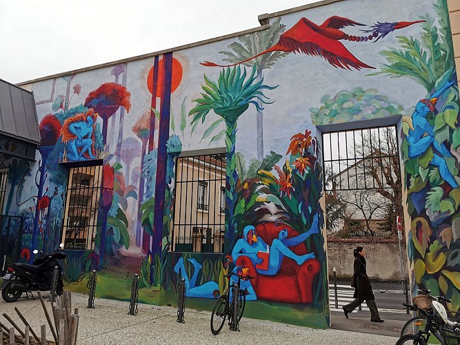 Lyon - Fresques et murs peints au sud-est