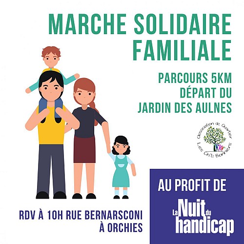 Parcours marche familiale et solidaire Orchies - 5 km