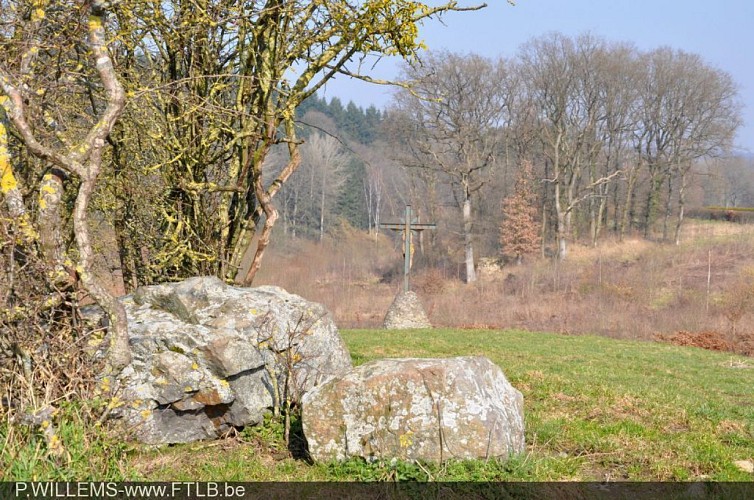 NG07 Promenade du Cocher - Forrières -  Rode rechthoekmarkeringen