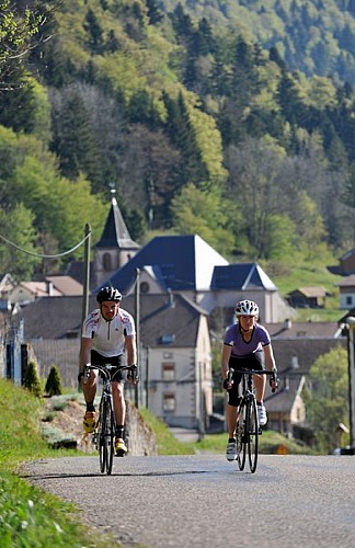 Itinéraire cyclable V50 : Luxeuil-les-Bains - Voie Verte des Hautes Vosges - Vosges du sud