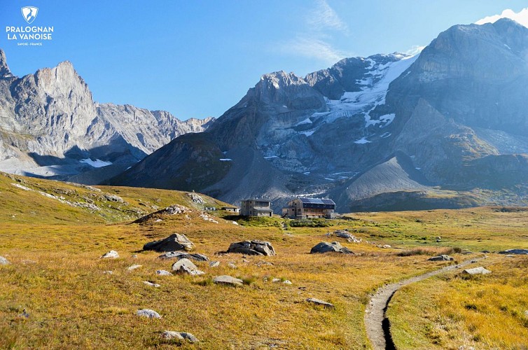 Lac des Vaches - Col de la Vanoise - outward and return walks