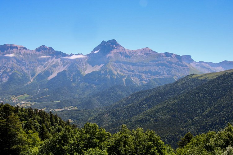 Vue sur le dévoluy