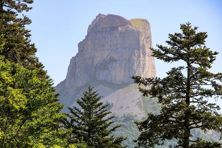 Sur la montée au pas