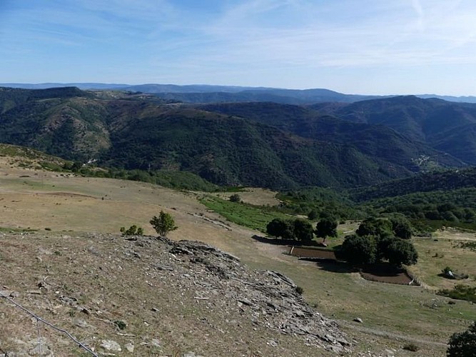 Vue sur La can de l'Hospitalet