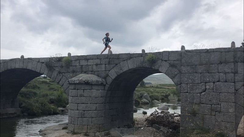 Coureur sur Pont du Tarn