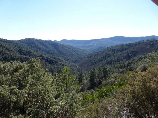 Vue sur la vallée du Galeizon