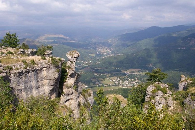 Vue du rocher de Rochefort