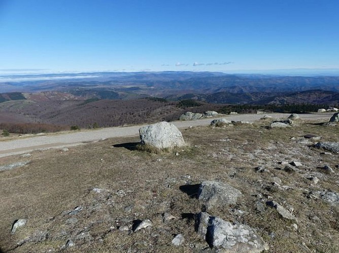vue depuis le sommet de l Aigoual