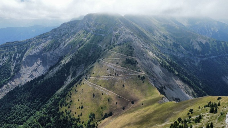 Le chatel vue du ciel