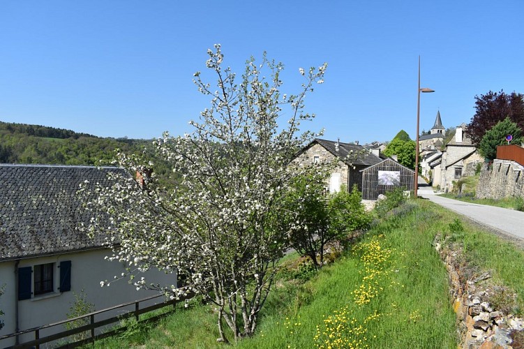 Chemin des écoliers de Chaliers-Margeride-Cantal-Auvergne
