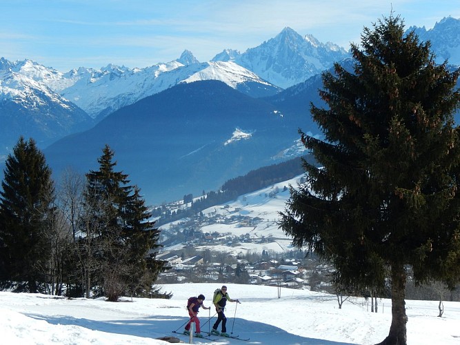 Ruta de esquí de senderismo: El Plan de las Damas