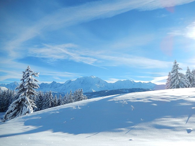 Snowshoes itinerary: "la randonnée des P'tits Loups"