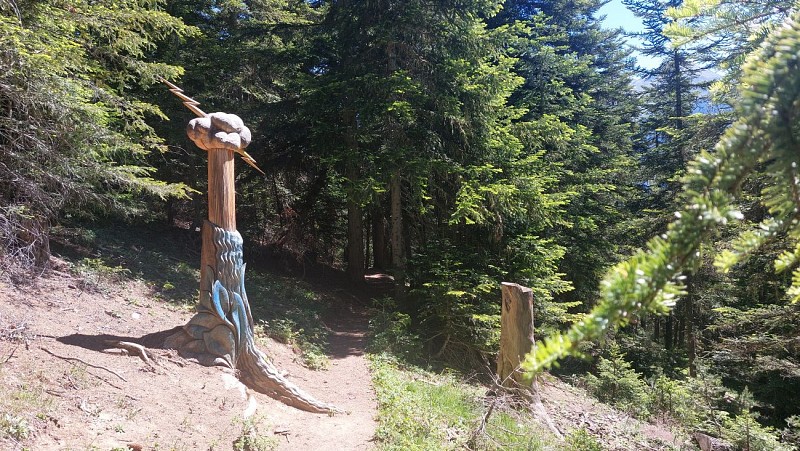 Sentier pédestre des Sculptures - Land Art Montagne
