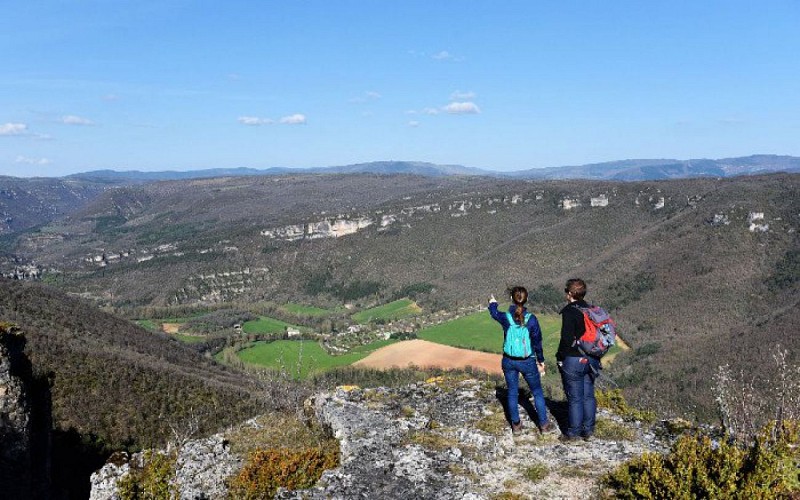 Panorama sur les Gorges de la Dourbie