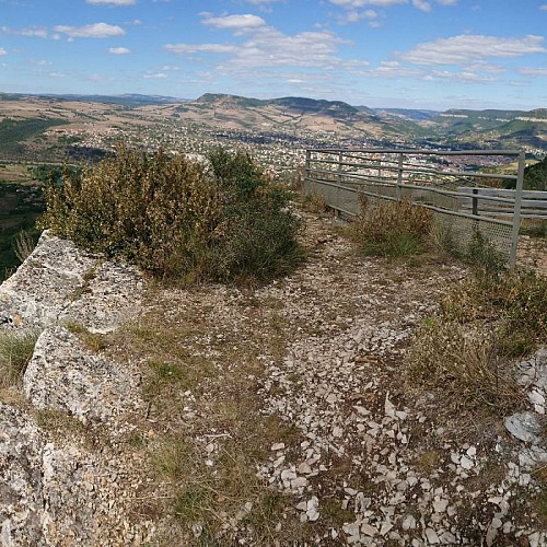 Millau depuis le Larzac