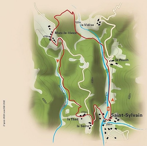 Chemin de fer, chemin de terre