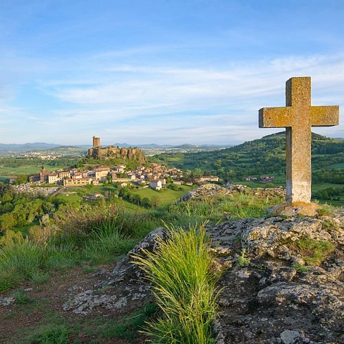 Vue de Polignac depuis la Roche Flayac