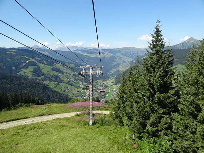 arrivée télésiège du Grand Mont