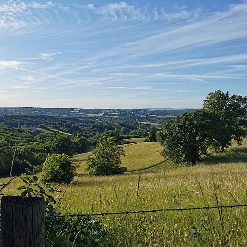 Vue sur le circuit des Crêtes