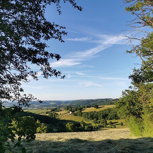 Vue sur le circuit des Crêtes