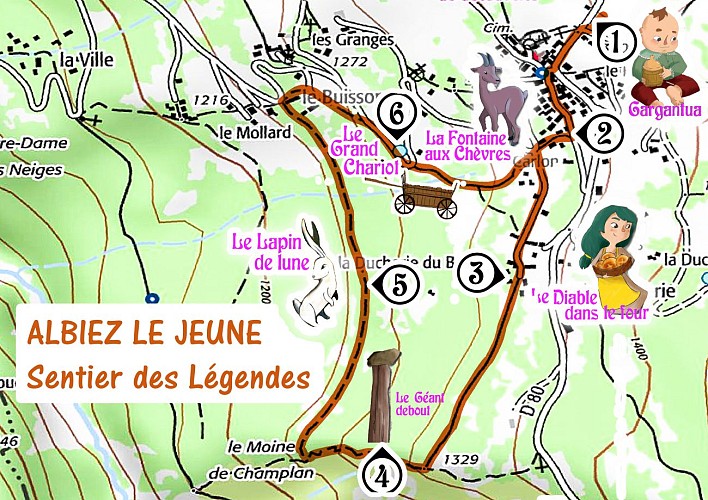 Circuit des Légendes à Albiez-le-Jeune
