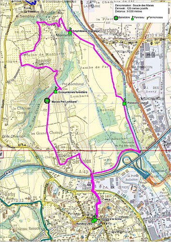 Het moeras van Pré Lombard