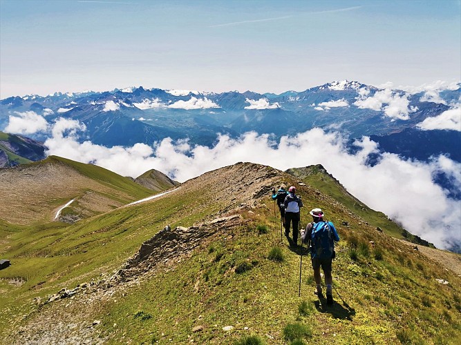 Grand Coin randonneurs sommet