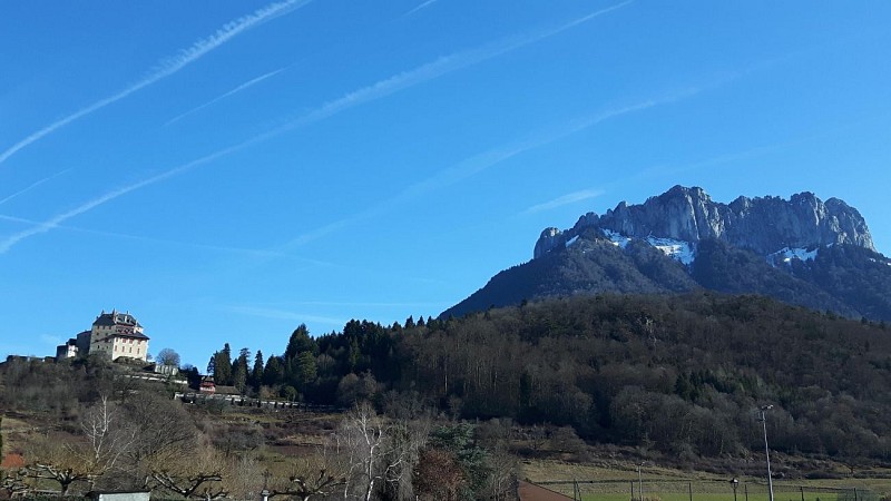 Château de Menthon-St-Bernard par les hameaux