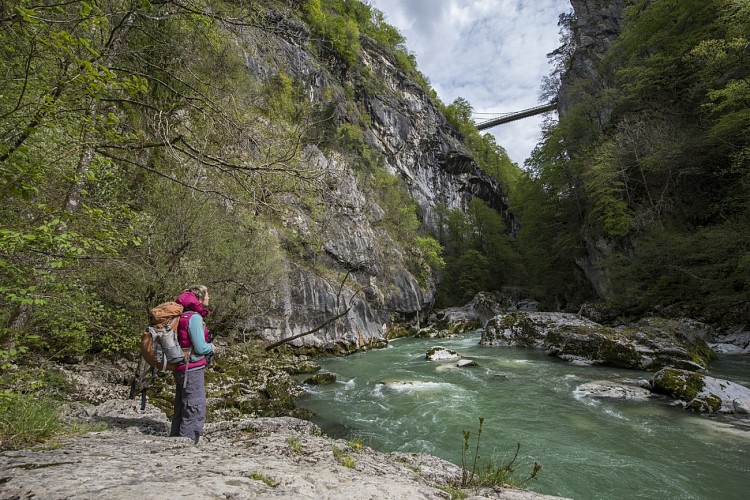 La boucle du Chéran : du pont de l'Abîme au Chaos