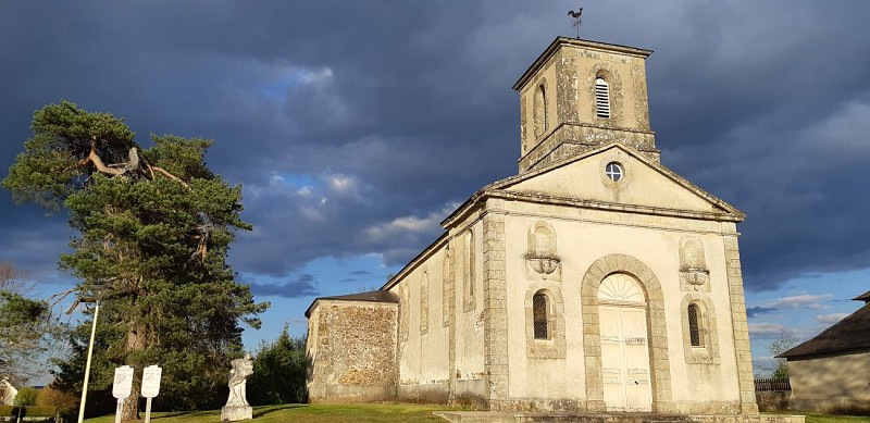 Eglise- de villages en villages Eyburicois -Eyburie © A.Blanchet - OT TDC
