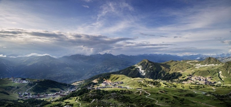 Wanderroute: Entdeckung von La Plagne mit Übernachtung in der Berghütte von Mont Jovet