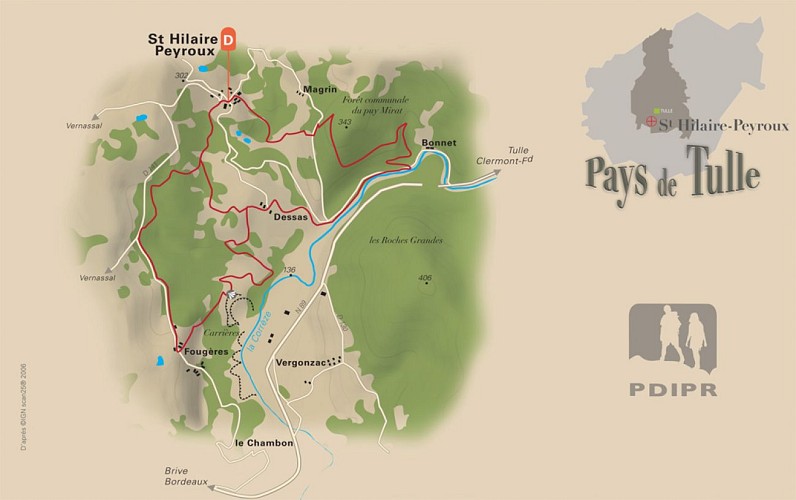 Des vergers aux berges de la Corrèze