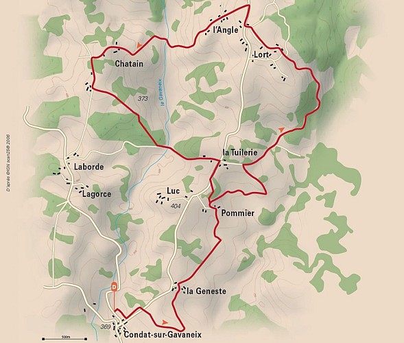 Du Ganaveix au Bradascou