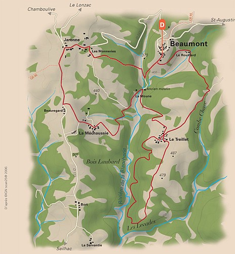 Entre Monédières et châtaigneraie