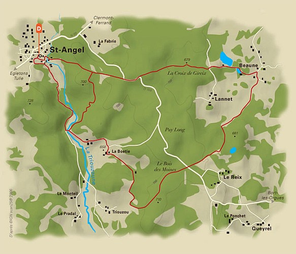 Le prieuré de Saint-Angel