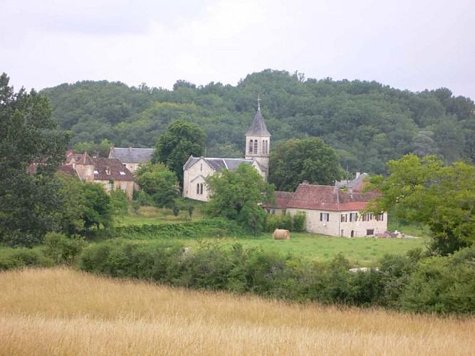 Loupiac : Vue sur le Bourg