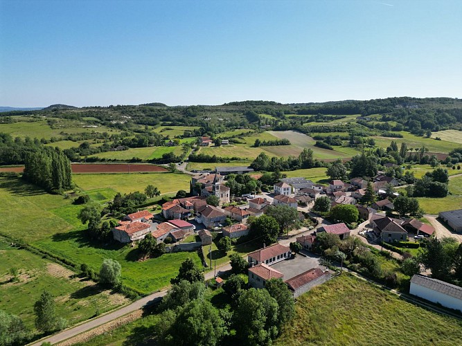 Vue aérienne Le Boulvé