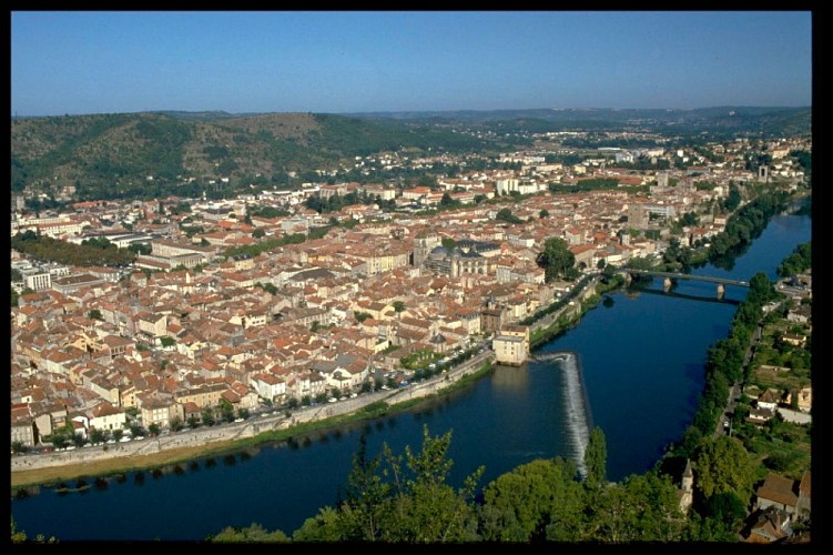 Cahors - Point de vue du Mont Saint Cyr