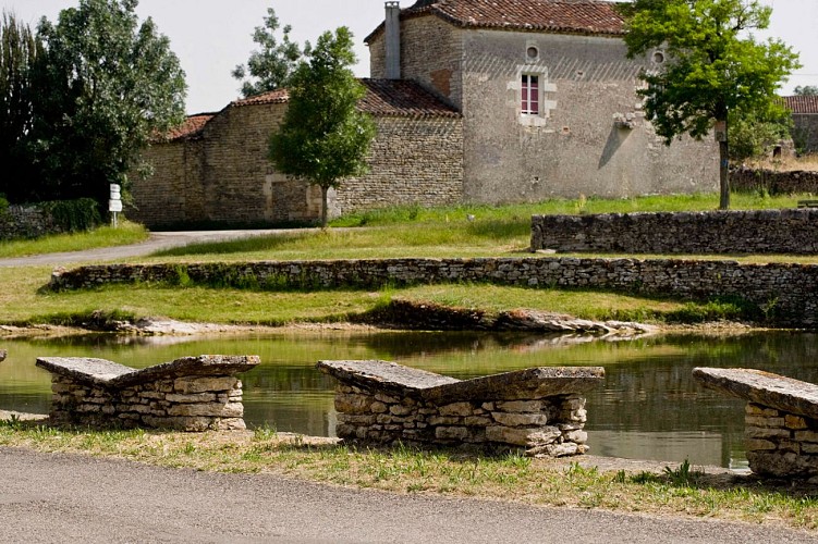 Aujols - Lavoir Papillon