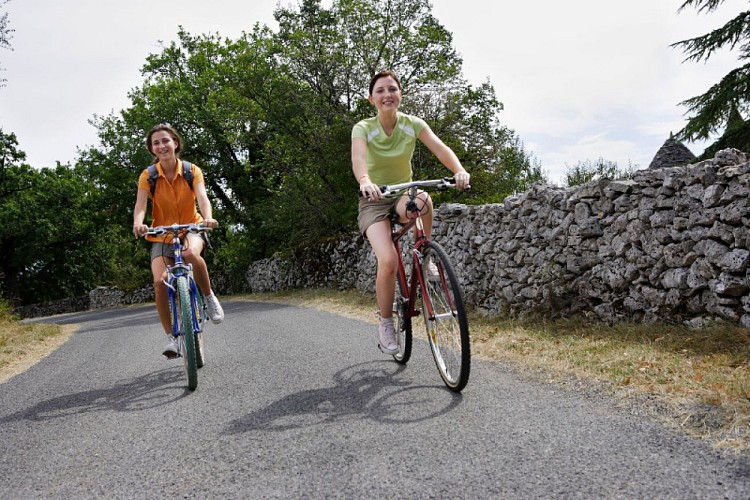 Cyclotourisme sur le Causse 