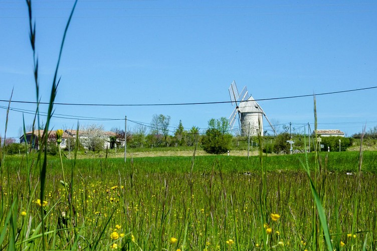 Boisse - Vue sur le moulin de Boisse © Lot Tourisme - C. Sanchez