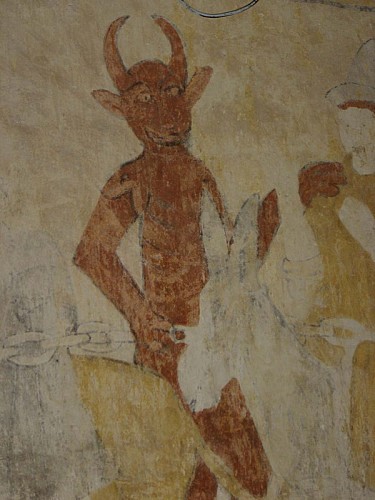 Les Junies : Le Diable dans L'Eglise Saint Perdufle - La Masse 