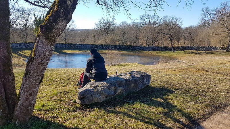 Pause au Lac de Mège