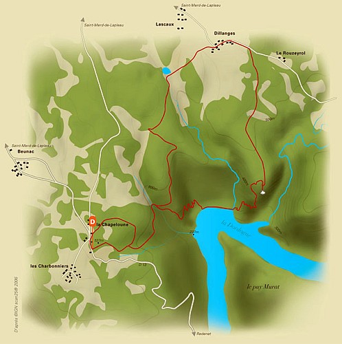 Les gorges de la Dordogne