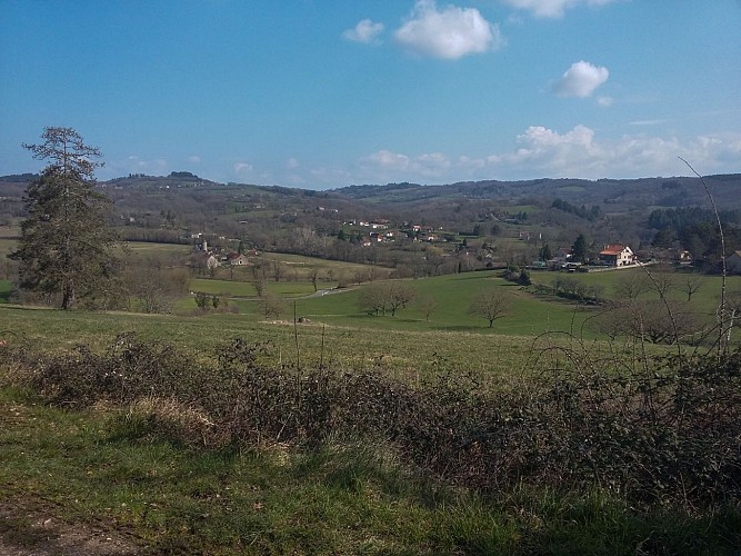 Aynac - Paysage du Limargue en Hiver