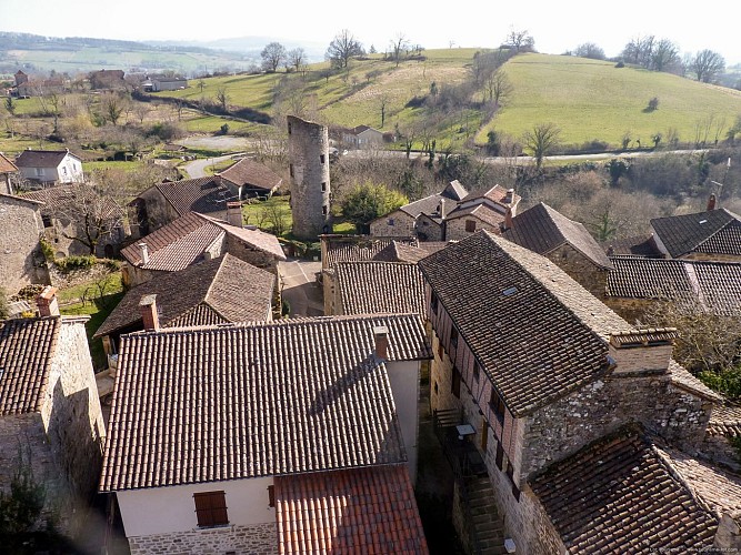 Village de Cardaillac en hiver