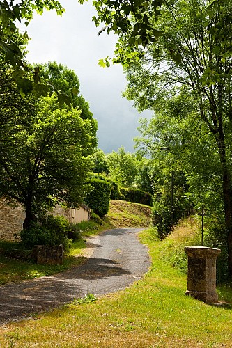 Route de Goulème à Concorès