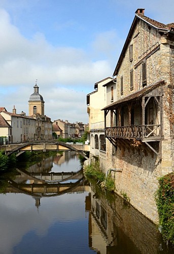 Quai de la Bave à Saint-Céré