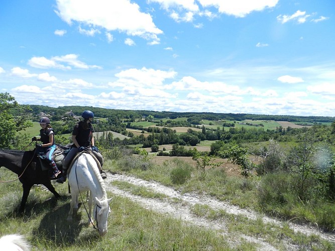 Vue sur le Quercy Blanc